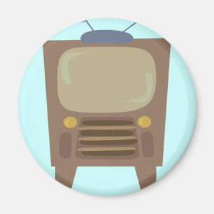 1950's Style Vintage TV Magnet