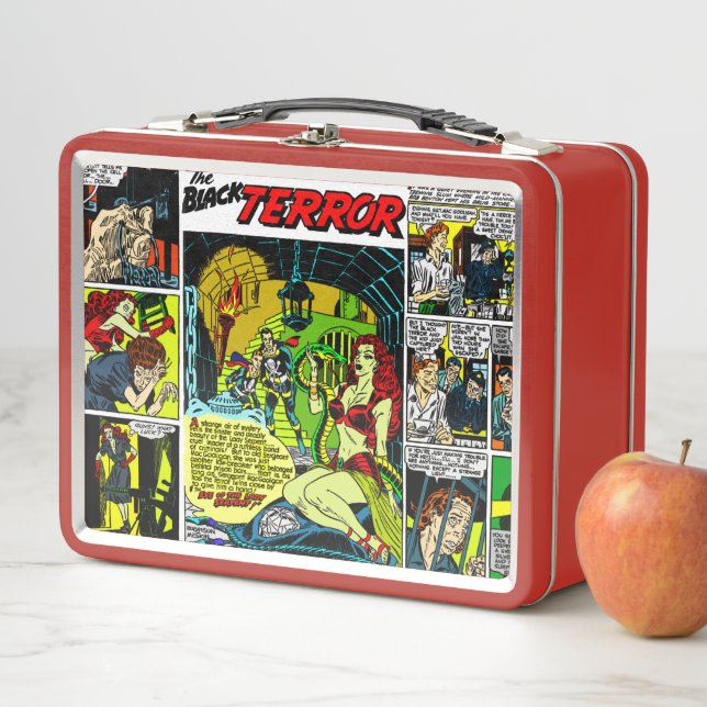 1950's The Black Terror Lunchbox (In Situ)