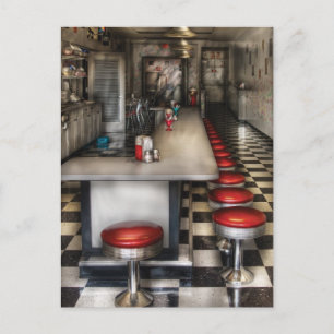1950's - The Ice Cream Parlour Postcard