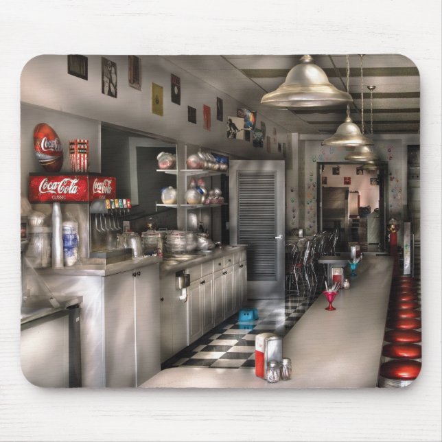 1950's -  The Soda Fountain Mouse Pad (Front)