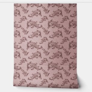 1950s Vintage Purple seamless Wallpaper