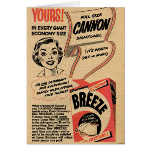 1950s Vintage Washing Powder Advert