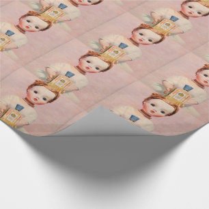 1950s Yardley ad with Madame Alexander doll Wrapping Paper