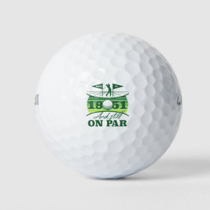 1951 70th Birthday Golf Lover Golf Balls
