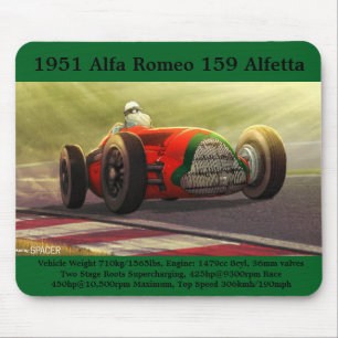 1951 Alfa Romeo 159 Alfetta Mouse pad