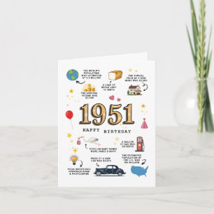 1951 Birthday Card For Dad or Mum