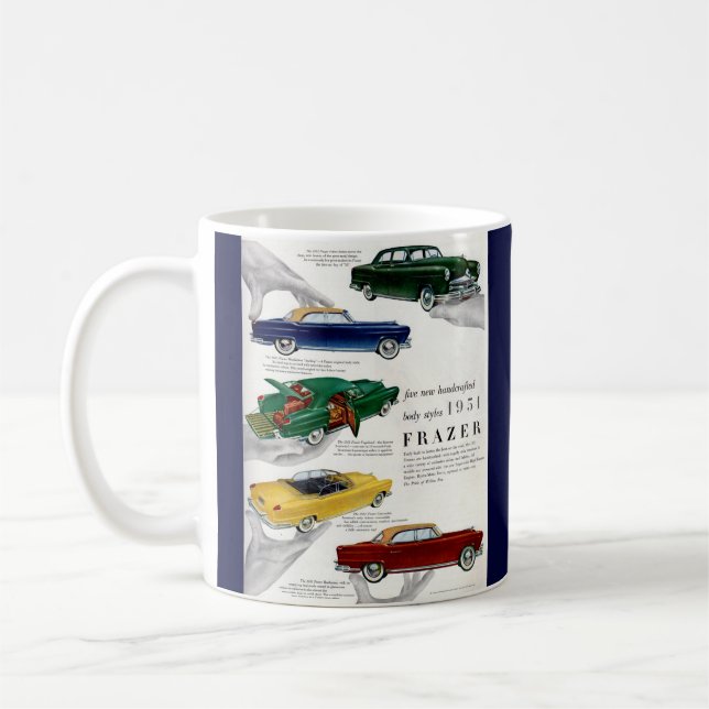 1951 Frazer automobile ad Coffee Mug (Left)