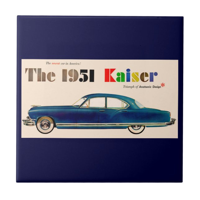 1951 Kaiser Ceramic Tile (Front)
