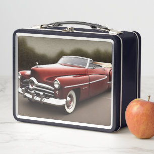 1952 Classic Car Metal Lunch Box
