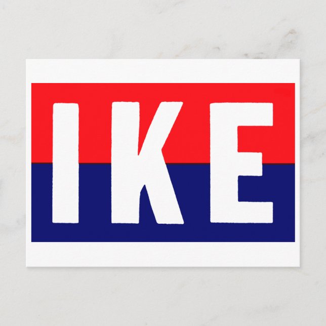 1952 Ike for President Postcard (Front)