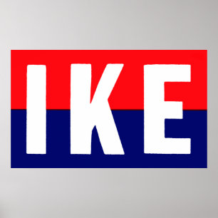 1952 Ike for President Poster