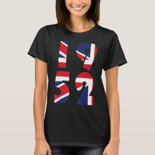 1952 Union Jack Queen's 70th Platinum Jubilee T-Shirt