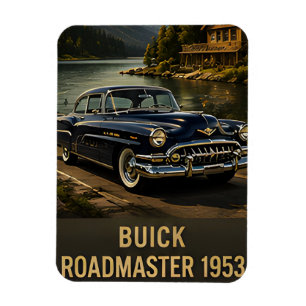 1953 Buick Roadmaster Vintage American Automobile Magnet