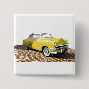 1953 Chevy 15 Cm Square Badge