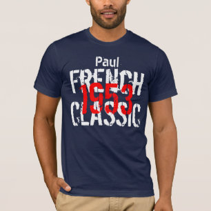 1953 French Classic 60th Birthday Gift for Him T-Shirt