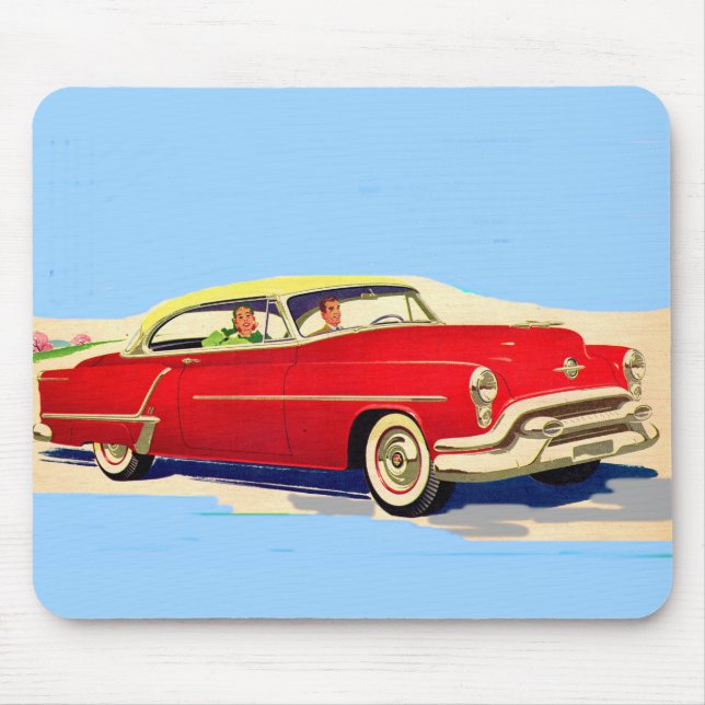 1953 Rocket 88 Oldsmobile Mouse Pad (Front)