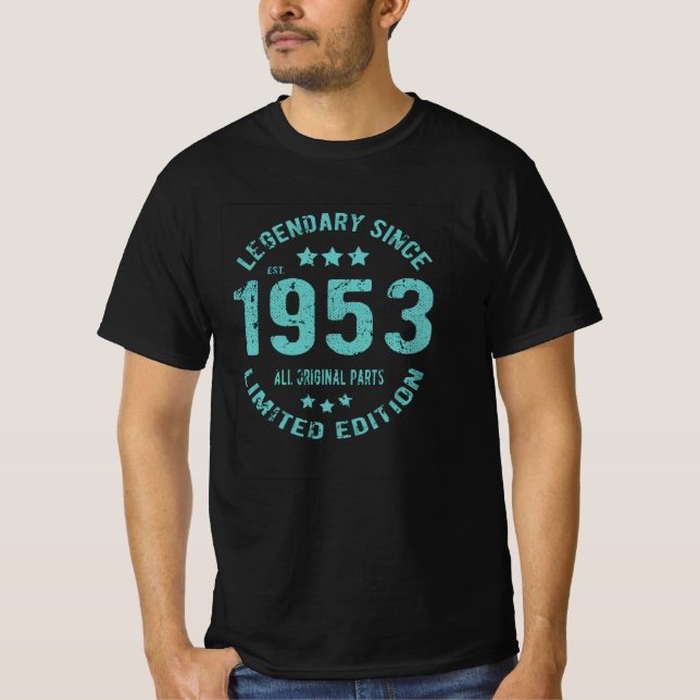 1953 Vintage Birthday T-Shirt (Front)