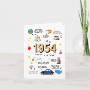 1954 Birthday Card For Dad or Mum