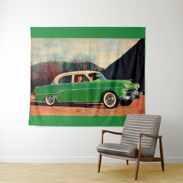 1954 Dodge Royal V8 in green Tapestry (In Situ (Horizontal))