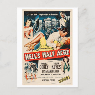 1954 film Hell's Half Acre Postcard