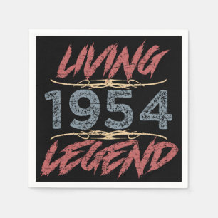 1954 Living Legend 70th Birthday Napkin