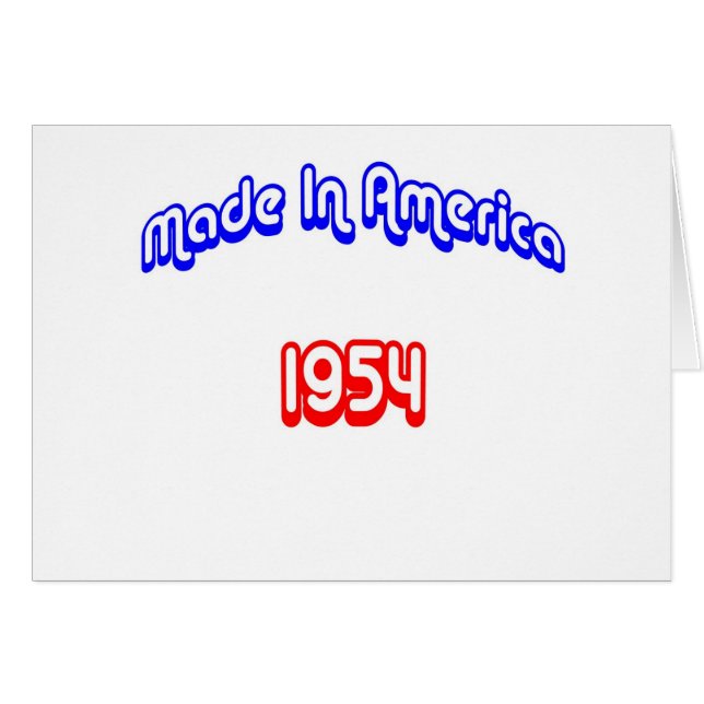 1954 Made In America (Front Horizontal)