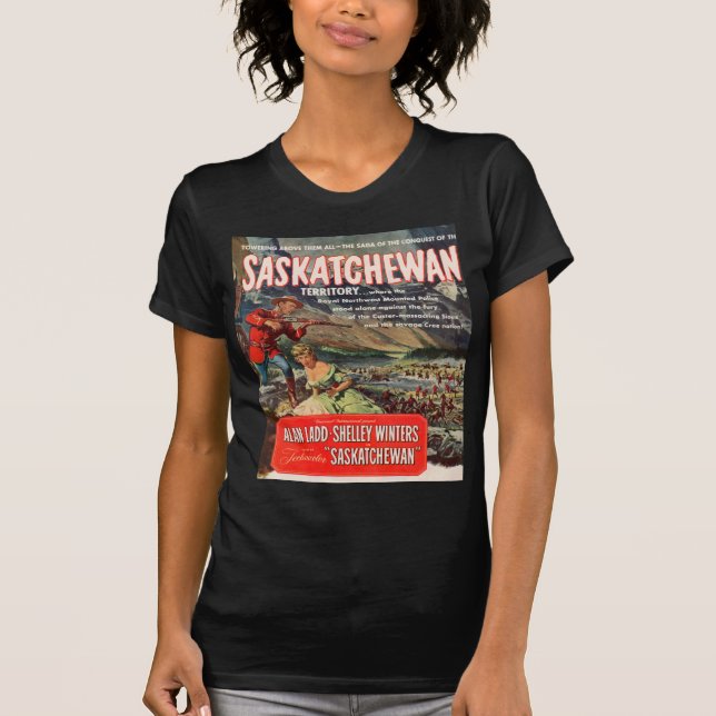 1954 Saskatchewan movie poster T-Shirt (Front)