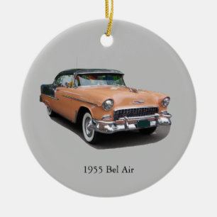 1955 Brown Bel Air ornament