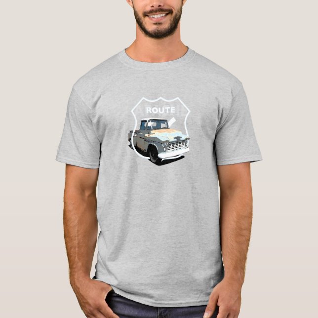 1955 Chevrolet Apache Truck. 55 Chevy Truck. USA T-Shirt (Front)