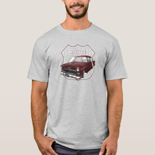 1955 Chevrolet Bel Air. 1955 Red Chevy. American T-Shirt