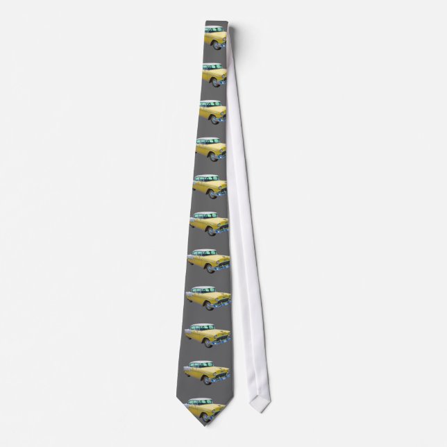1955 Chevrolet Bel Air Antique Car Tie (Front)