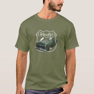 1955 Chevrolet Bel Air. Green Chevy 55. American. T-Shirt