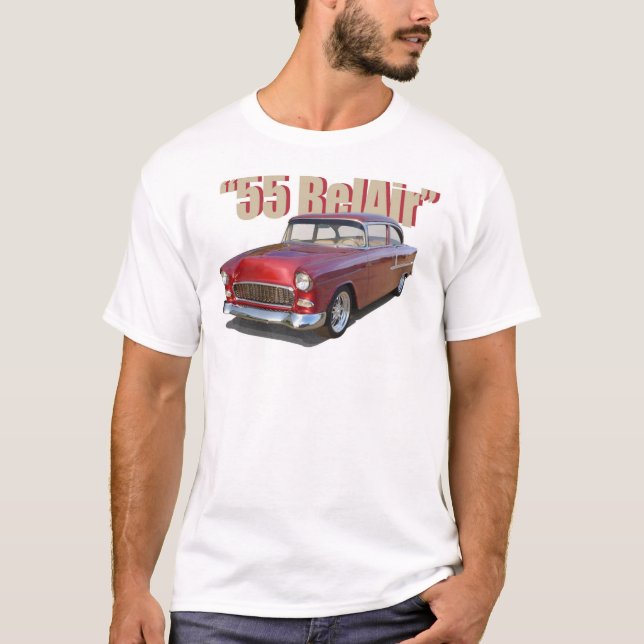 1955 Chevrolet "post" BelAir T-Shirt (Front)