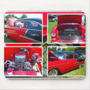 1955 Chevrolet Sedan Collage Mouse Pad