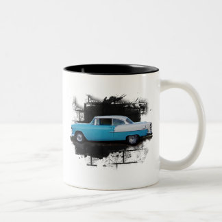 1955 Chevy Bel Air- Classic Car-Mug Two-Tone Coffee Mug