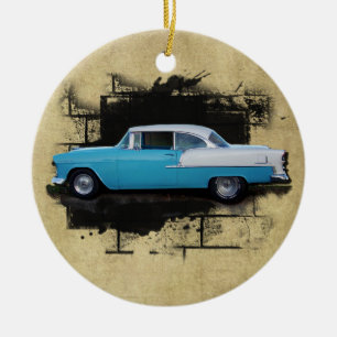 1955 Chevy Bel Air- Classic Car-Ornament Ceramic Ornament