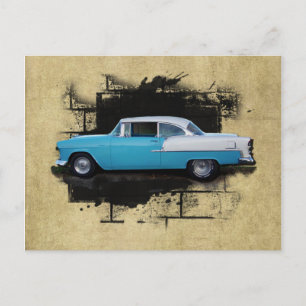 1955 Chevy Bel Air- Classic Cars- Postcard