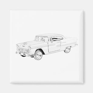 1955 Chevy Bel Air Magnet