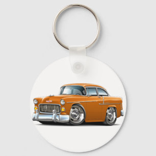 1955 Chevy Belair Orange Car Key Ring