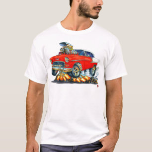 1955 Chevy Belair Red Car T-Shirt