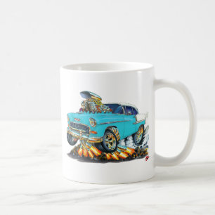 1955 Chevy Belair Turquoise Car Coffee Mug