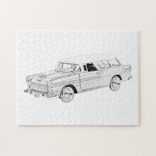 1955 Chevy Nomad Jigsaw Puzzle