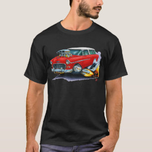 1955 Chevy Nomad Red Car T-Shirt