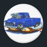 1955 Chevy Pickup Blue Truck Magnet<br><div class="desc">Magnet Template</div>