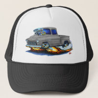 1955 Chevy Stepside Pickup Grey Truck