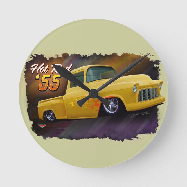 1955 Chevy truck clock (Front)