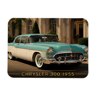 1955 Chrysler 300 Classic American Performance Car Magnet