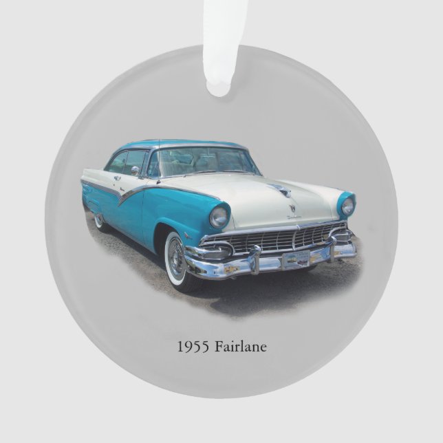 1955 Fairlane acrylic ornament (Front)