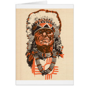 1955 Indian chief from Billy the Kid (UK) comics