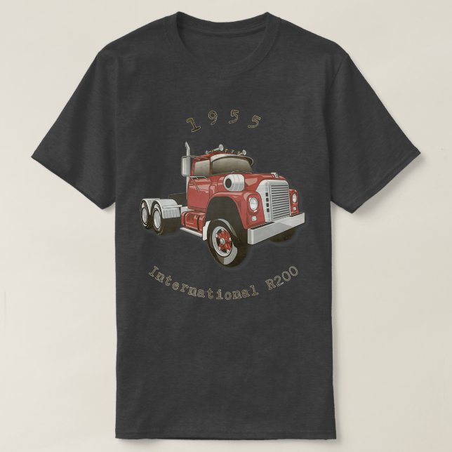 1955 International R200 Truck T-Shirt (Design Front)